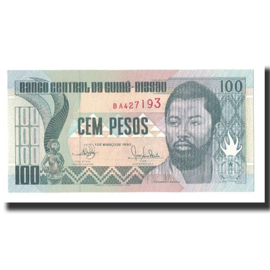 Banknot, 
  
  Gwinea Bissau, 
  
  100 peso