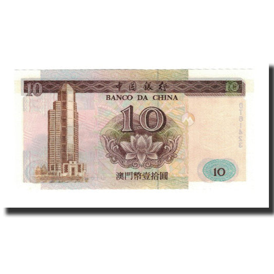 Banknot, 
  
  Makau, 
  
  10 Pataków