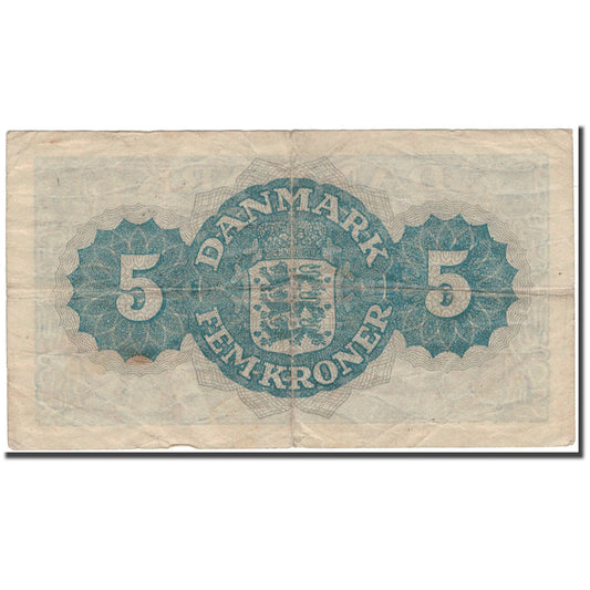 Banknot, 
  
  Dania, 
  
  5 koron