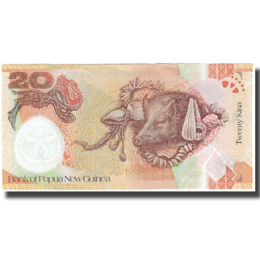 Banknot, 
  
  Papua Nowa Gwinea, 
  
  20 Kina