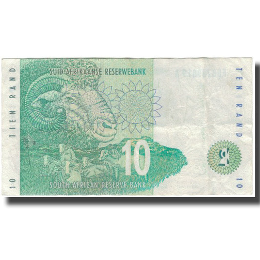 Banknot, 
  
  Republika Południowej Afryki, 
  
  10 Randów