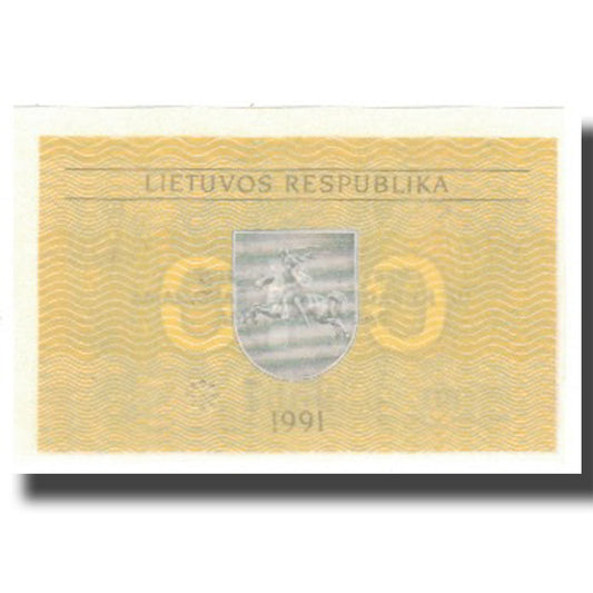 Banknot, 
  
  Litwa, 
  
  0,10 Talona