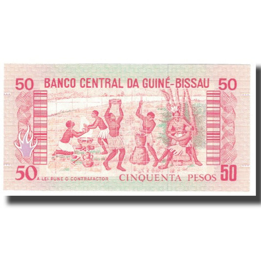 Banknot, 
  
  Gwinea Bissau, 
  
  50 peso