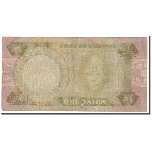 Banknot, 
  
  Nigeria, 
  
  1 Naira