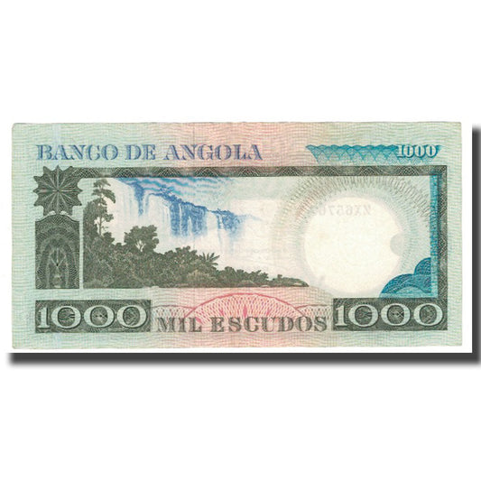 Banknot, 
  
  Angola, 
  
  1000 escudo
