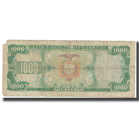 Banknot, 
  
  Ekwador, 
  
  1000 Sucre