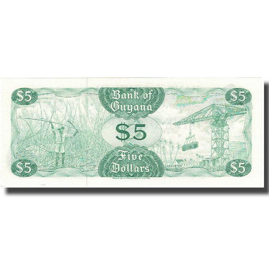 Banknot, 
  
  Gujana, 
  
  5 dolarów