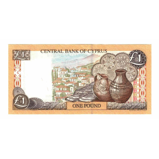 Banknot, 
  
  Cypr, 
  
  1 funt