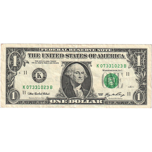 Stany Zjednoczone, 
  
  1 dolar, 
  
  VF(30-35)