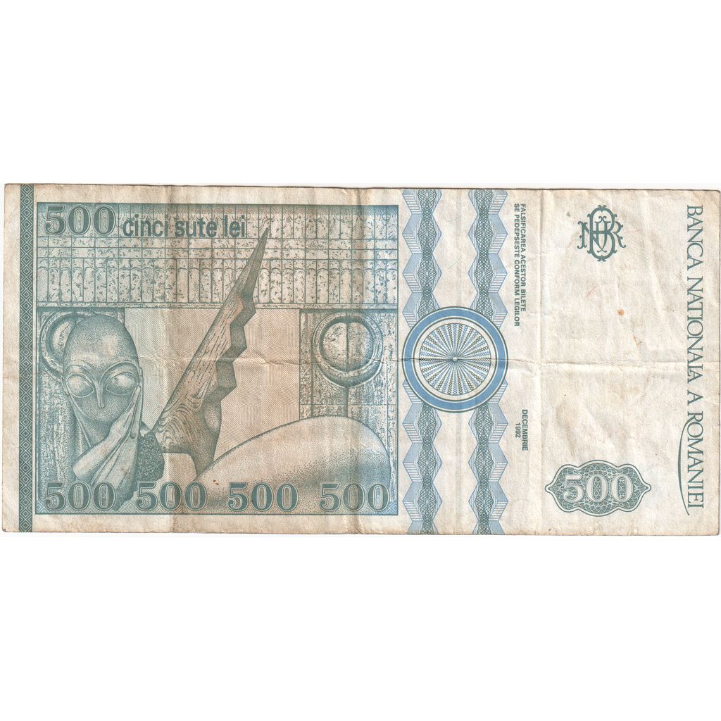 Rumunia, 
  
  500 lei, 
  
  WF(40-45)