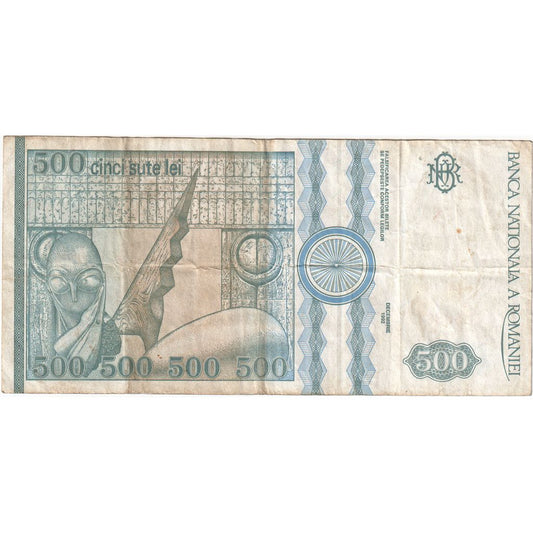 Rumunia, 
  
  500 lei, 
  
  WF(40-45)