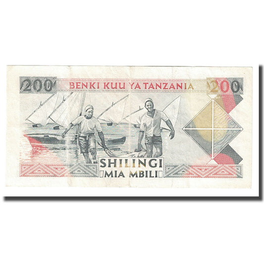 Banknot, 
  
  Tanzania, 
  
  200 Shilingi