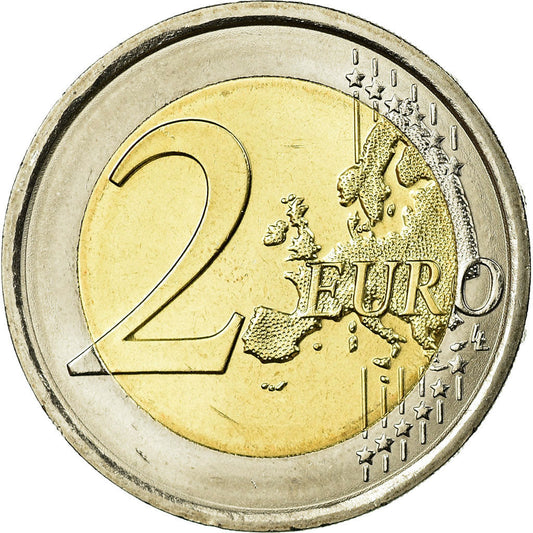 włoski, 
  
  2 euro, 
  
  450. Jahrestag von GALILEO GALILEI