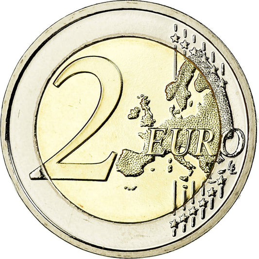 Belgia, 
  
  2 euro, 
  
  Reina Elżbieta