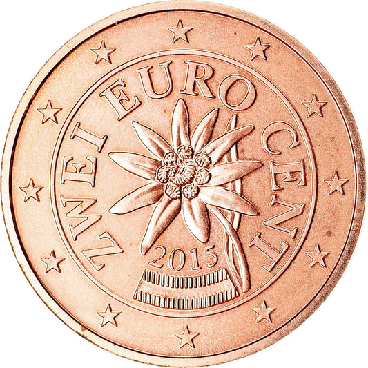 Österreich, 
  
  2 eurocenty, 
  
  2015
