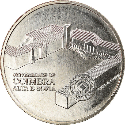 Portugalia, 
  
  2 1/2 Euro, 
  
  Uniwersytecie w Coimbrze