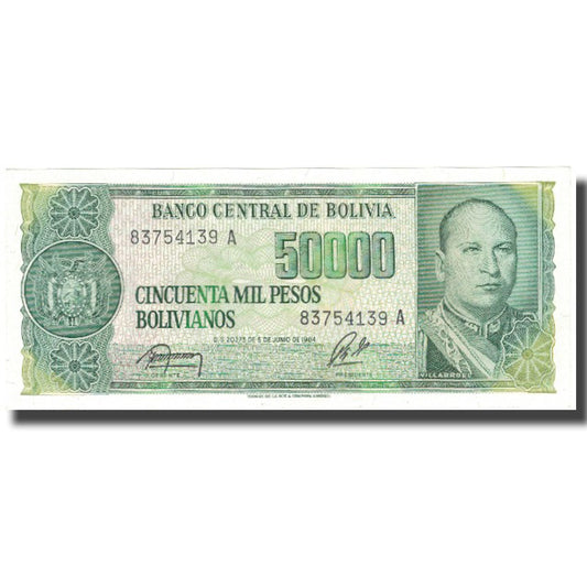 Banknot, 
  
  Boliwia, 
  
  50