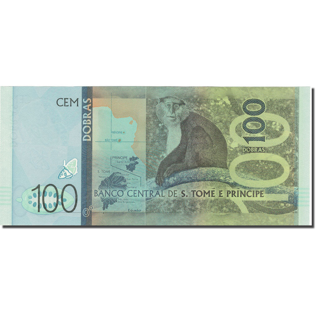 Banknot, 
  
  Święty Tomaszu i Książę, 
  
  100 Dobra