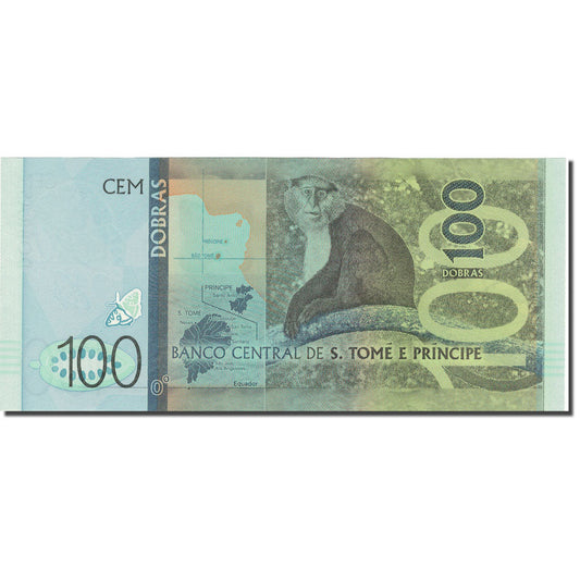 Banknot, 
  
  Święty Tomaszu i Książę, 
  
  100 Dobra
