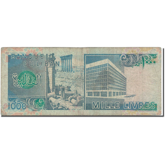 Banknot, 
  
  Liban, 
  
  1000 liwrów