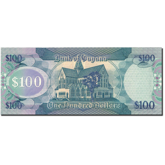 Banknot, 
  
  Gujana, 
  
  100 dolarów