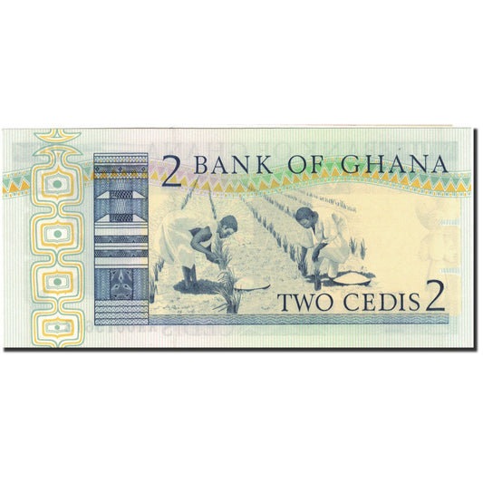 Banknot, 
  
  Ghana, 
  
  2 Cedis