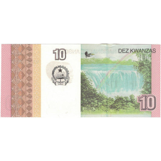 Banknot, 
  
  Angola, 
  
  10 Kwanz