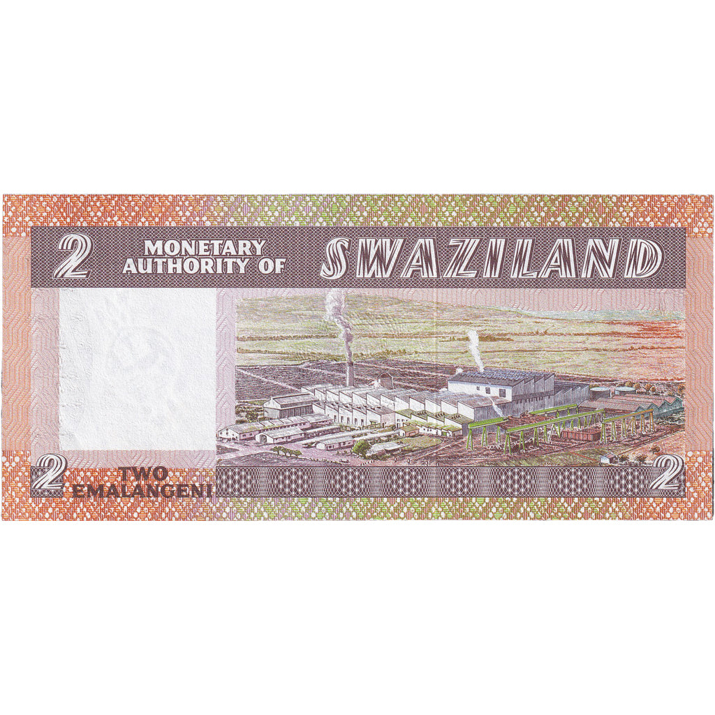 Banknot, 
  
  Suazi, 
  
  2 Emalangeni