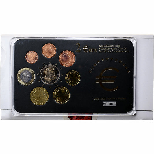 Luksemburg, 
  
  Setze 1 ct. - 2 euro, 
  
  2002 do 2007