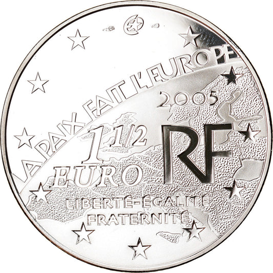 Francja, 
  
  1-1/2 Euro, 
  
  Ende des Zweiten Weltkriegs